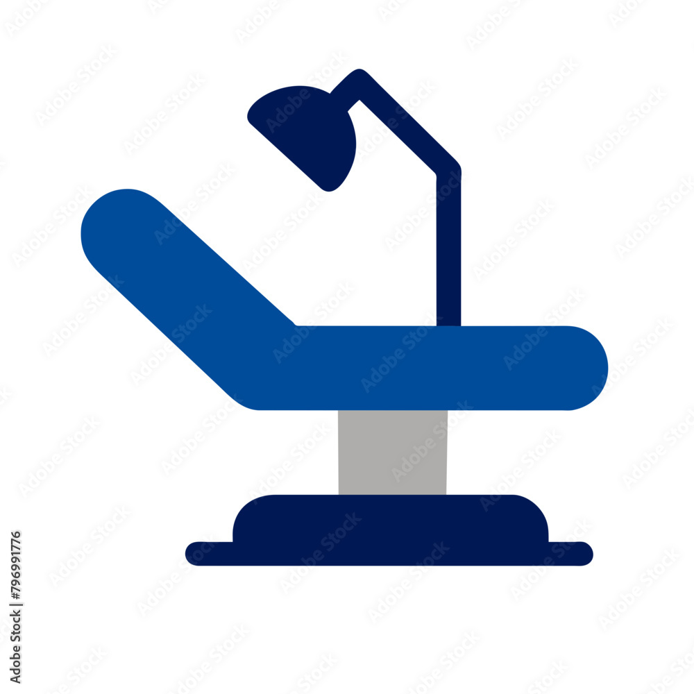 Dental chair icon vector graphics element silhouette Oral symbol sing illustration on a Transparent Background Dental chair icon vector graphics element silhouette Oral symbol sing illustration on a Transparent Background