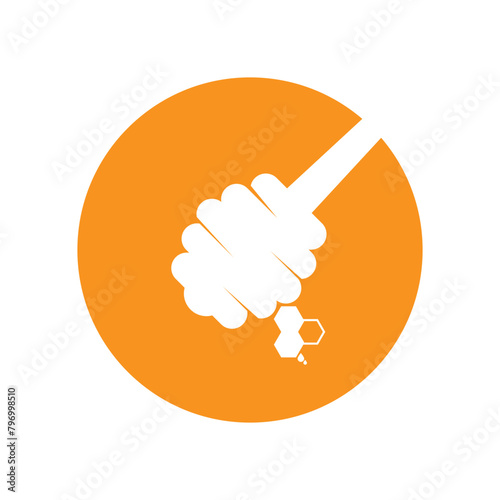 Honey dipper icon