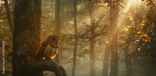 Owl. Photography of wild animal in natural habitat. © rabbit75_fot