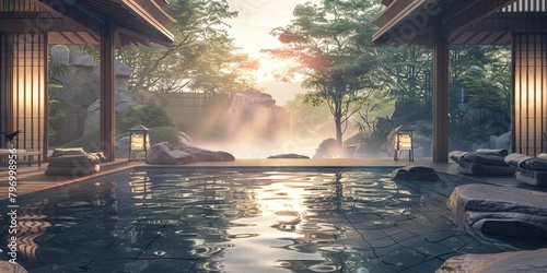 Find your calm with tranquil leisure and spa visuals photo