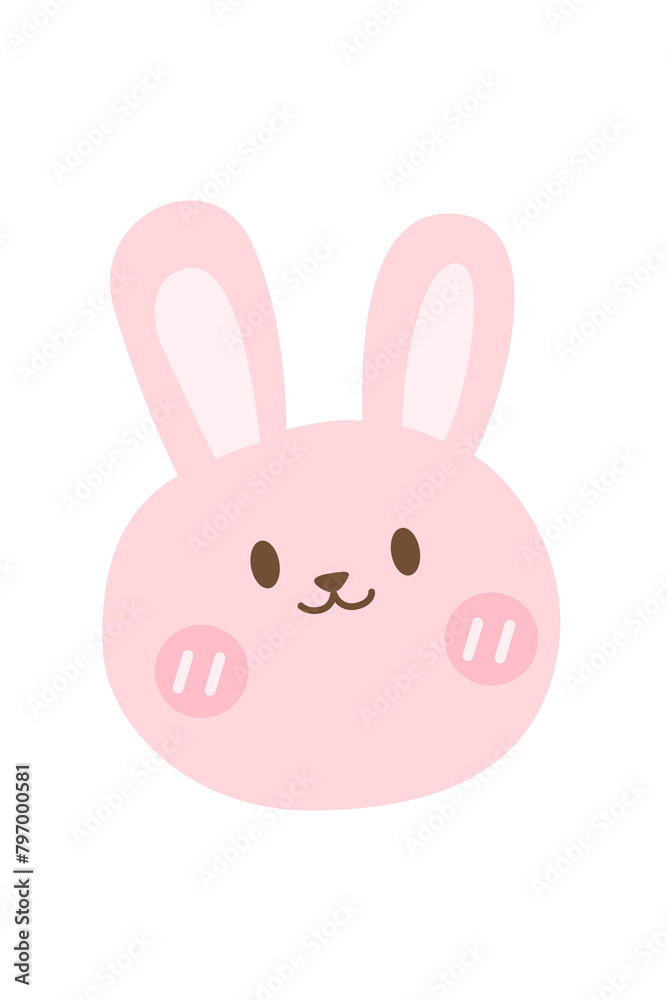 Kawaii Smiley Face Sticker: Cute Character for Any Project Kawaii Smiley Face Sticker: Cute Character for Any Project