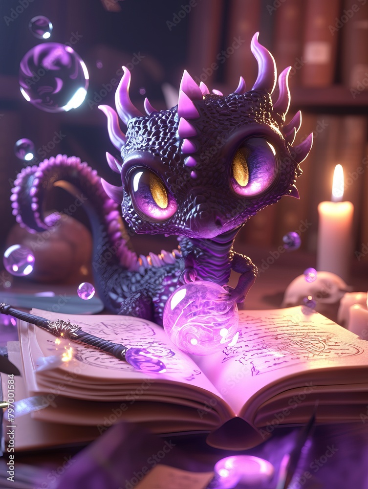 Cute basilisk character Cute basilisk character