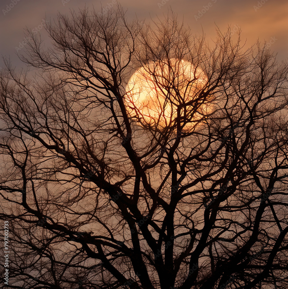 Full moon through trees. Great for backgrounds, spooky scenes, tranquil scenes, mystery, forest, adventure and more. Full moon through trees. Great for backgrounds, spooky scenes, tranquil scenes, mystery, forest, adventure and more.