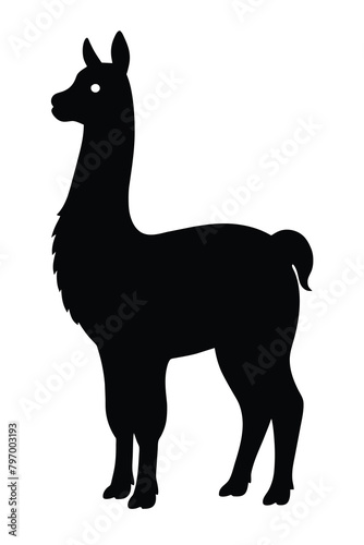 Alpaka Silhouette