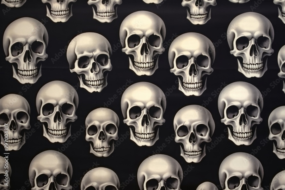 Small skulls pattern art anthropology backgrounds. Small skulls pattern art anthropology backgrounds.