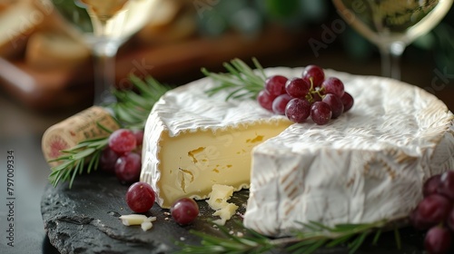 Celebrate the ritual of toasting with a glass of white wine and the creaminess of brie.
