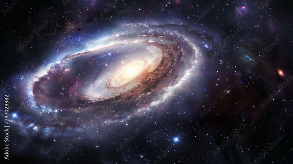 Fototapeta premium Stunning Cosmos Desktop Wallpaper