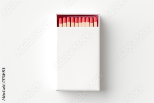 Match box white background medication