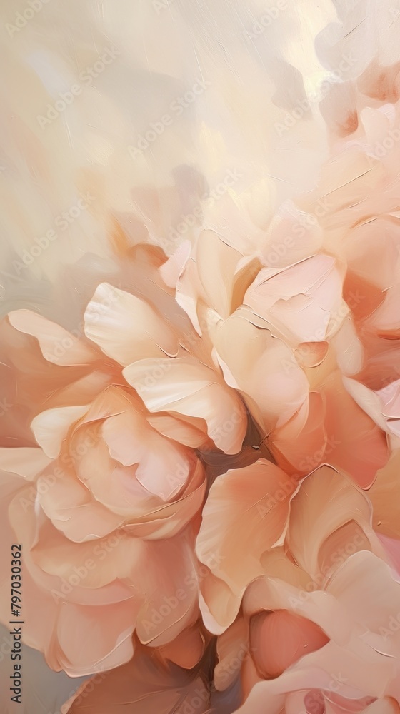 Rose petals flower backgrounds painting