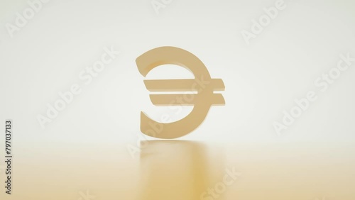 Euro EU currency sign. Business and finance concept photo