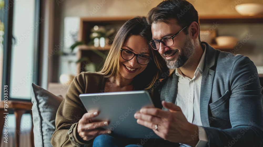 Pregnant Couple Shaking Hands With Real Estate Agent, Buying New House Or Apartment, Property Investment For Growing Family Pregnant Couple Shaking Hands With Real Estate Agent, Buying New House Or Apartment, Property Investment For Growing Family