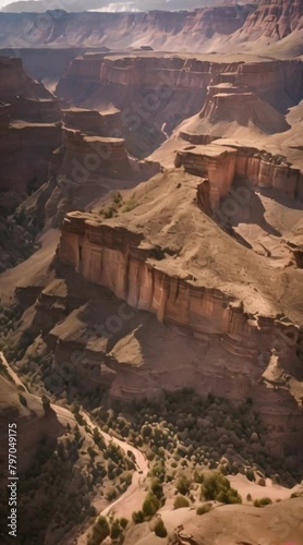 Distant thunder echoing off canyon walls.
 photo