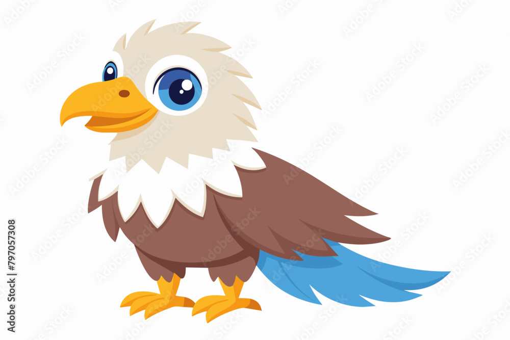 Eagle bird cartoon vector illustration Eagle bird cartoon vector illustration