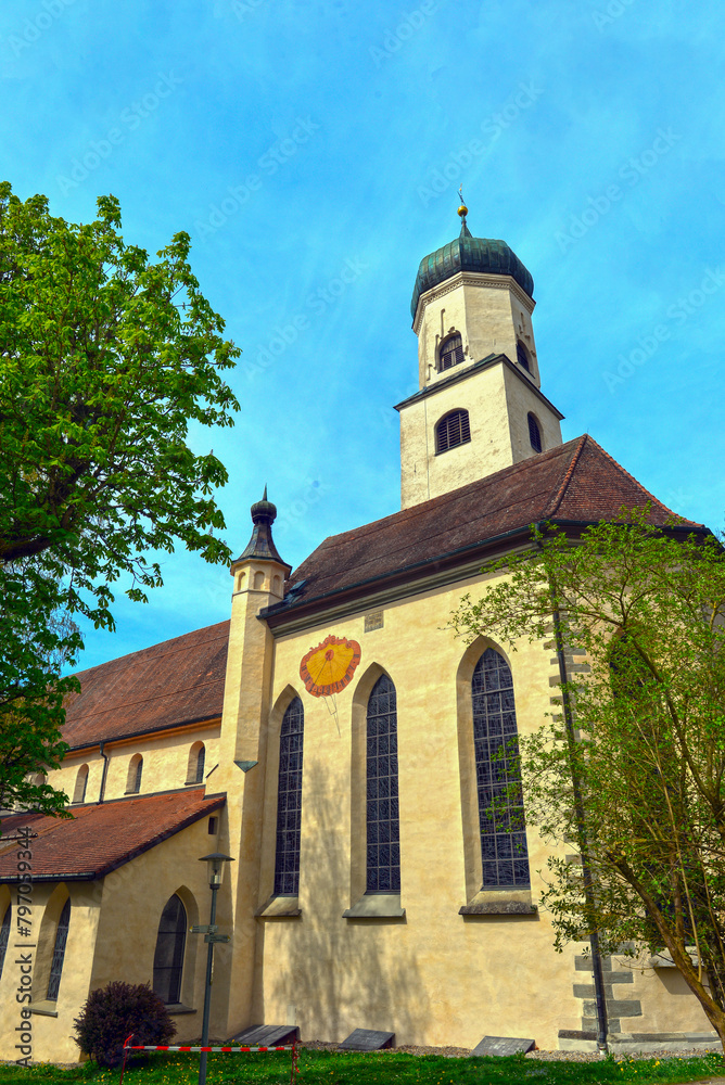 Benediktinerklosterkirche St. Georg und Jakobus in Isny im Allgäu (Baden-Württemberg)