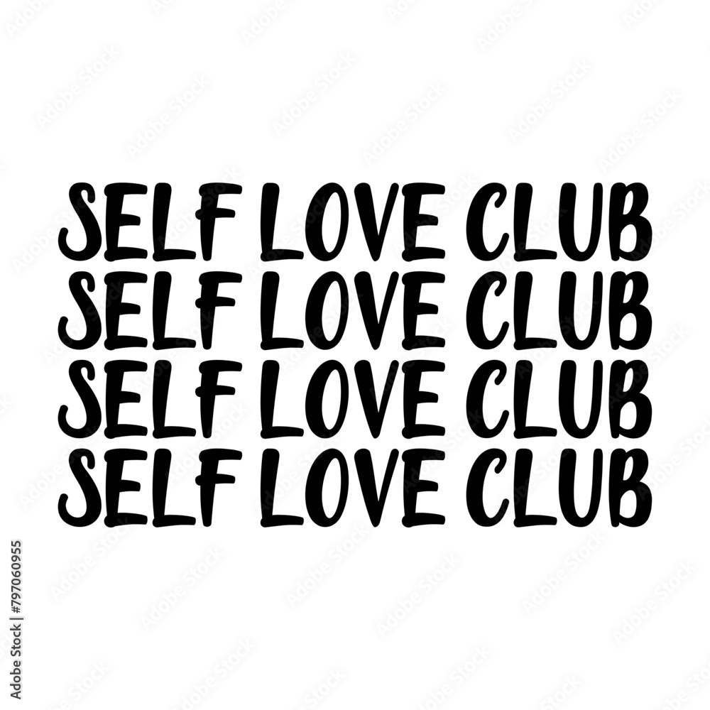 self love club Svg