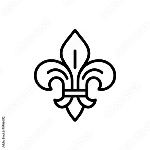 Simple Fleur-de-lis Icon
