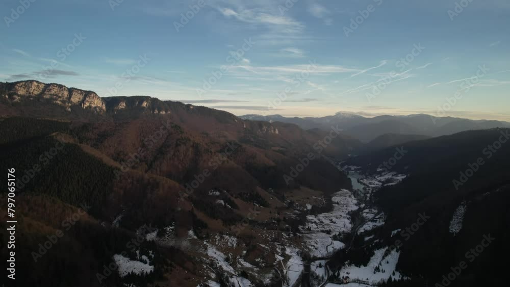 Impressive panorama view on Bucegi Mountains, Sinaia, Romania Impressive panorama view on Bucegi Mountains, Sinaia, Romania