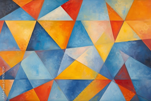 Colorful Geometric Abstract Art