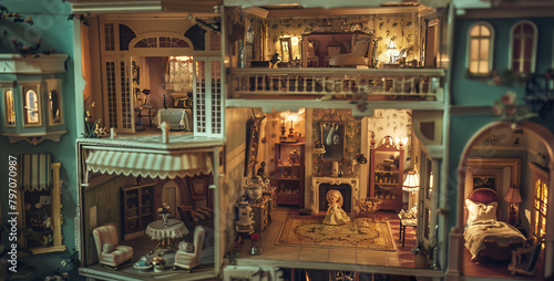 Immerse yourself in a world of magical escapades and become a part of the charming adventures of a dollhouse.