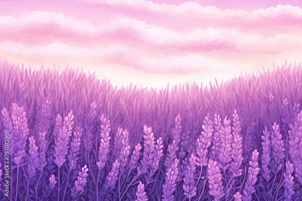 Grainy Lavender Field Gradients: Beautiful Blooming Banner Texture Grainy Lavender Field Gradients: Beautiful Blooming Banner Texture