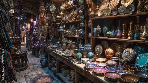 Discover treasures from faraway places at a bustling bazaar. From vibrant textiles to aromatic spices, immerse yourself in a world of exotic delights.