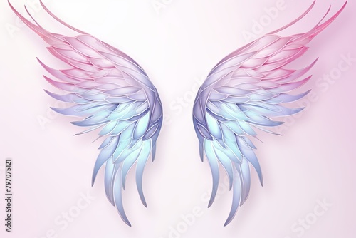 Ethereal Fairy Wing Gradients Fashion Banner: Whimsical Wing Theme