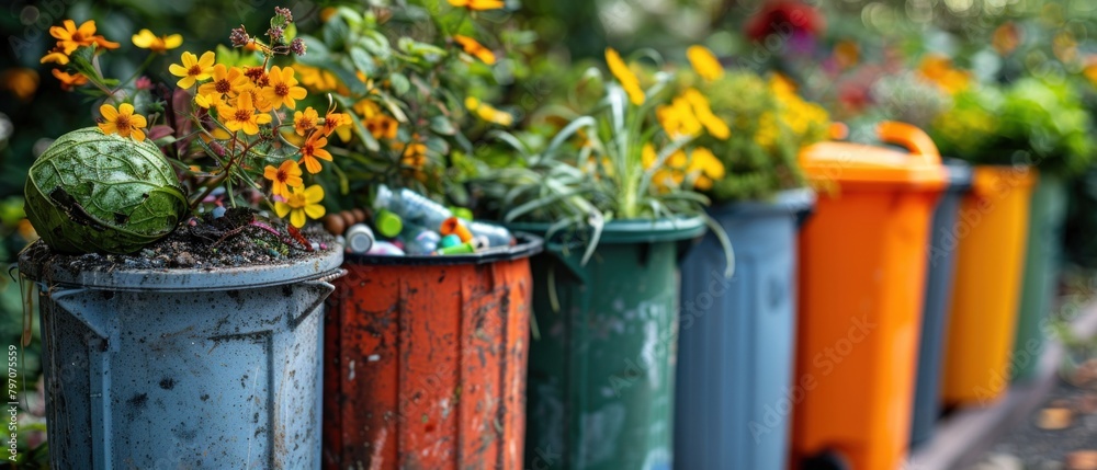 Describe communities embracing zero-waste lifestyles, recycling and composting to reduce landfill waste.