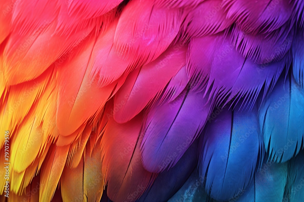 Obraz premium Embrace the Majestic: Eagle Feather Gradients Nature Photography Contest Banner