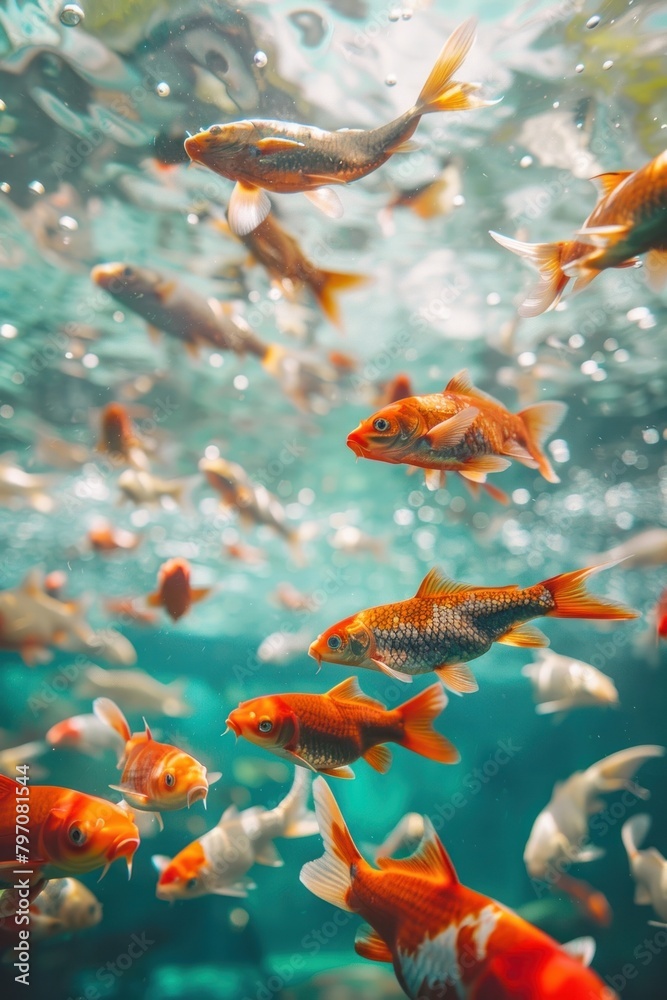 Koi fish water aquatic animal. Koi fish water aquatic animal.