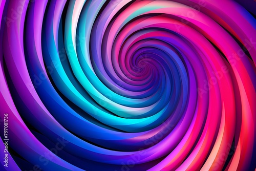 Optical Illusion Spiral Gradients  Mind-Bending Social Media Post Exploring Visual Trickery