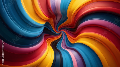 OP art Bump Swirl created with Generative AI Technology, ai, generative