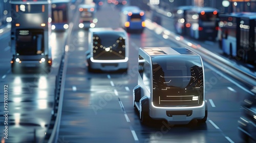 Intelligent Transport Systems, mobility as a service, transportation and technology concept.