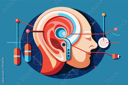 A bionic ear that restores hearing and enhances auditory capabilities.
