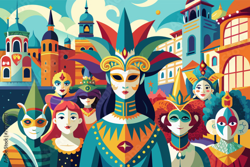 Carnaval de Barranquilla in Colombia, with vibrant costumes and lively music filling the streets