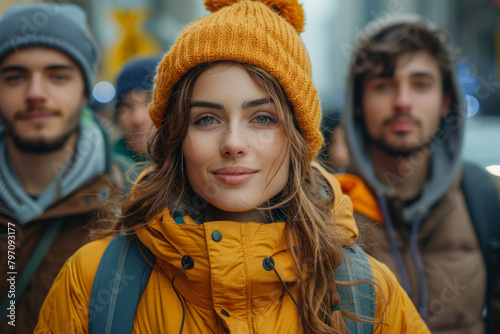 A group of activists marching for racial justice and equality, confronting systemic racism and advocating for change. Concept of racial justice activism. Generative Ai.