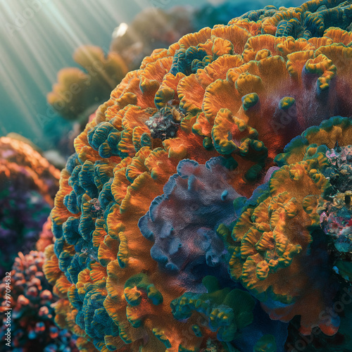 coral reef in the sea