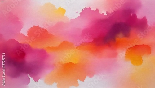 Abstract Watercolor Artwork Background Painting Digital Graphic Minimalistic Banner Design