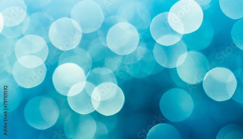 soft unfocused horizontal banner background bokeh graphic with dodger blue light sky blue and turquoise colors space for text or image