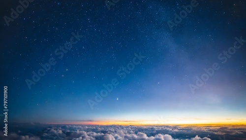 space night sky with cloud and star abstract background high quality photo © Paris