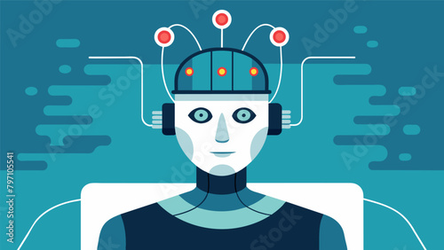 The metallic almost alienlooking frame of a futuristic neural stimulator hovered over the head of a patient its electric currents gently pulsating as.