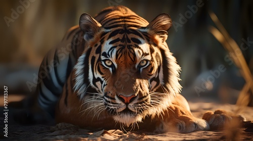 Sumatran tiger, Panthera tigris tigris photo