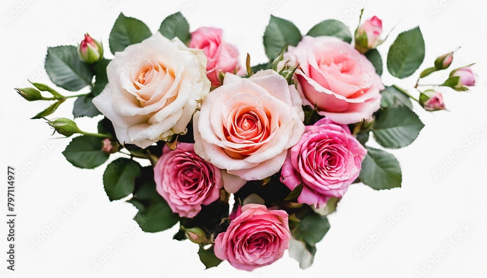 heart shaped rose bouquet romantic heart vignette made of vintage flowers and leaves of roses in gentle retro style watercolor painting png transparent background generative ai heart shaped rose bouquet romantic heart vignette made of vintage flowers and leaves of roses in gentle retro style watercolor painting png transparent background generative ai