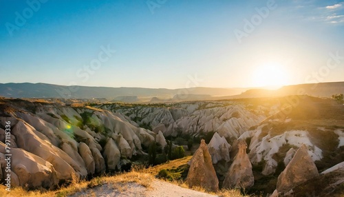 cappadocia valley at sunrise