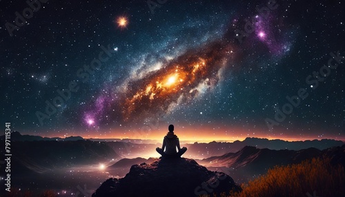 universe cosmos meditation background