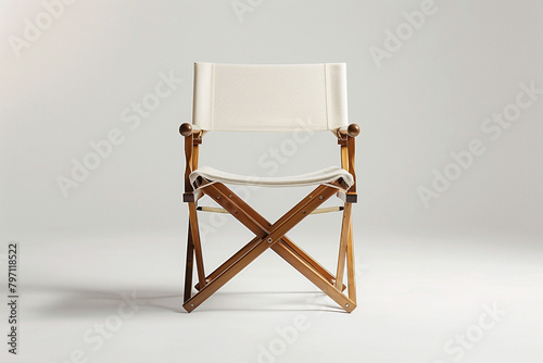 Captivating image of Luna director chair against a clean white background, highlighting its exquisite design.
