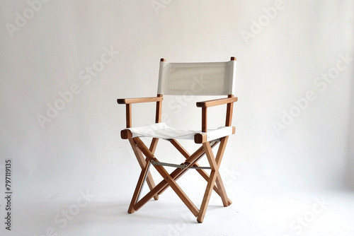 Captivating image showcasing Luna director chair's minimalist allure against a clean white canvas.