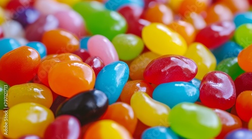 Colorful Assortment of Jelly Beans