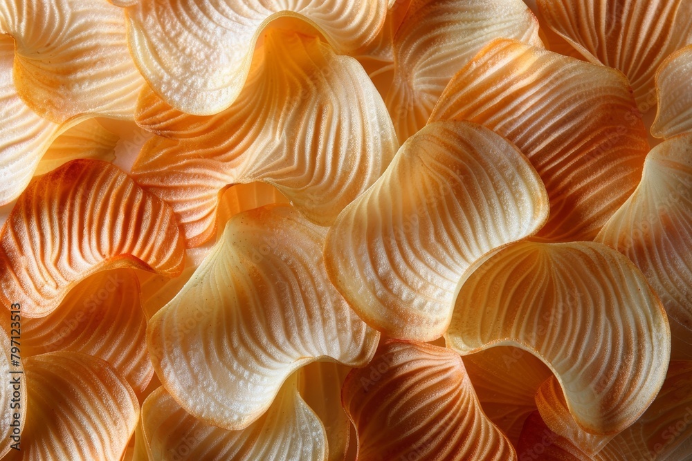 Close-up of Textured Pasta Shells Close-up of Textured Pasta Shells