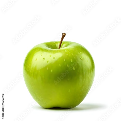 Apple Illustration Digital Painting Isolated Background Graphic Vegan Healthy Food Design