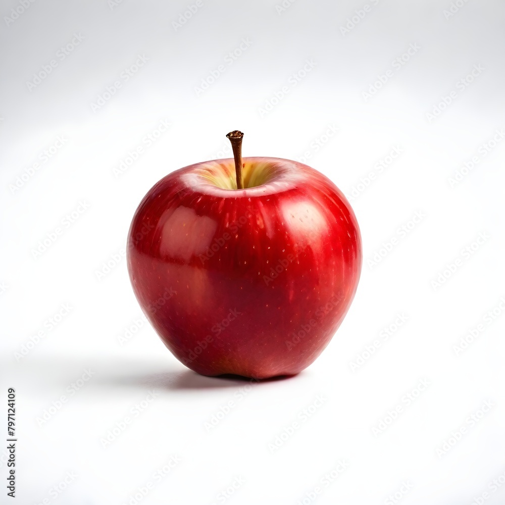Apple Illustration Digital Painting Isolated Background Graphic Vegan Healthy Food Design Apple Illustration Digital Painting Isolated Background Graphic Vegan Healthy Food Design